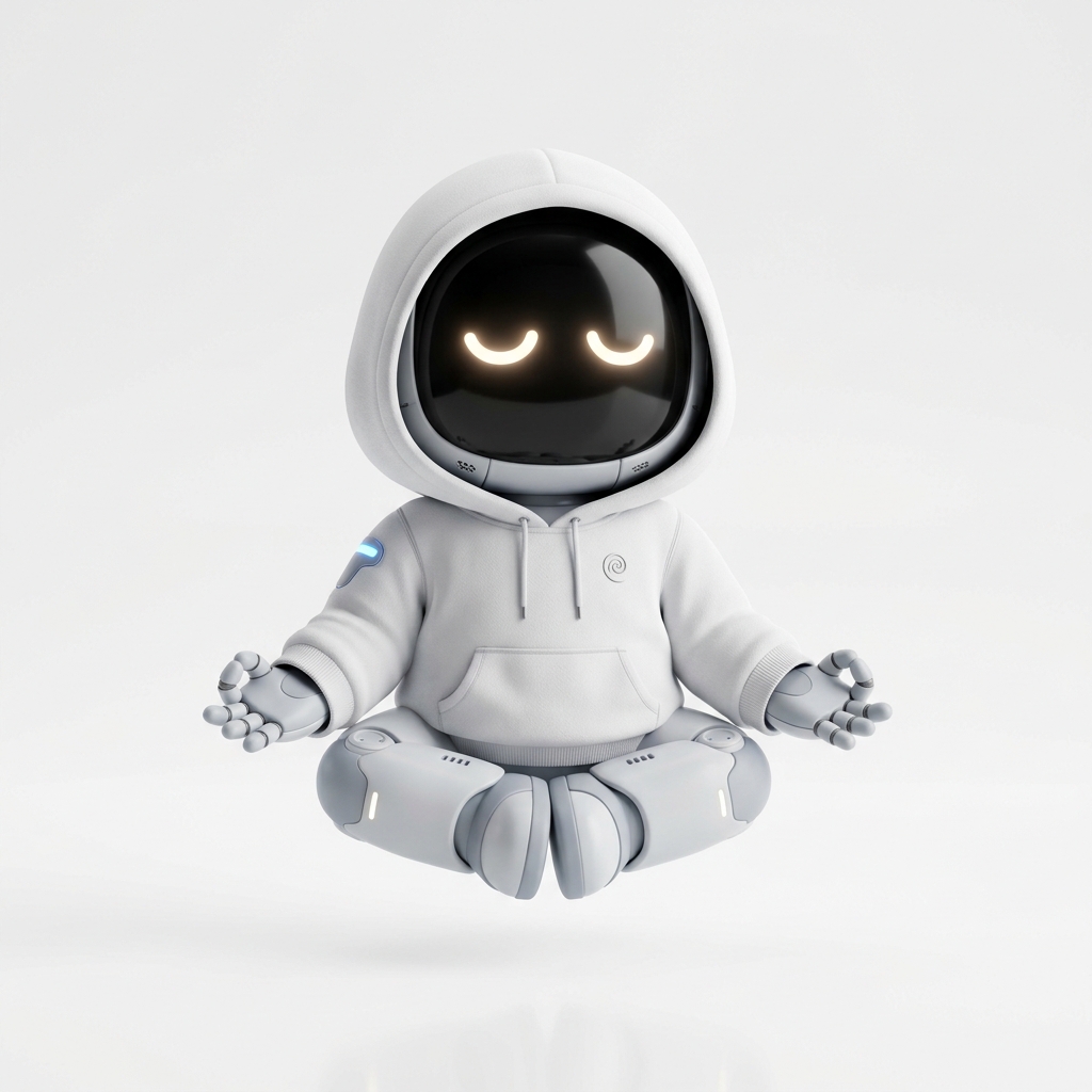 Mascote Meditando Duo